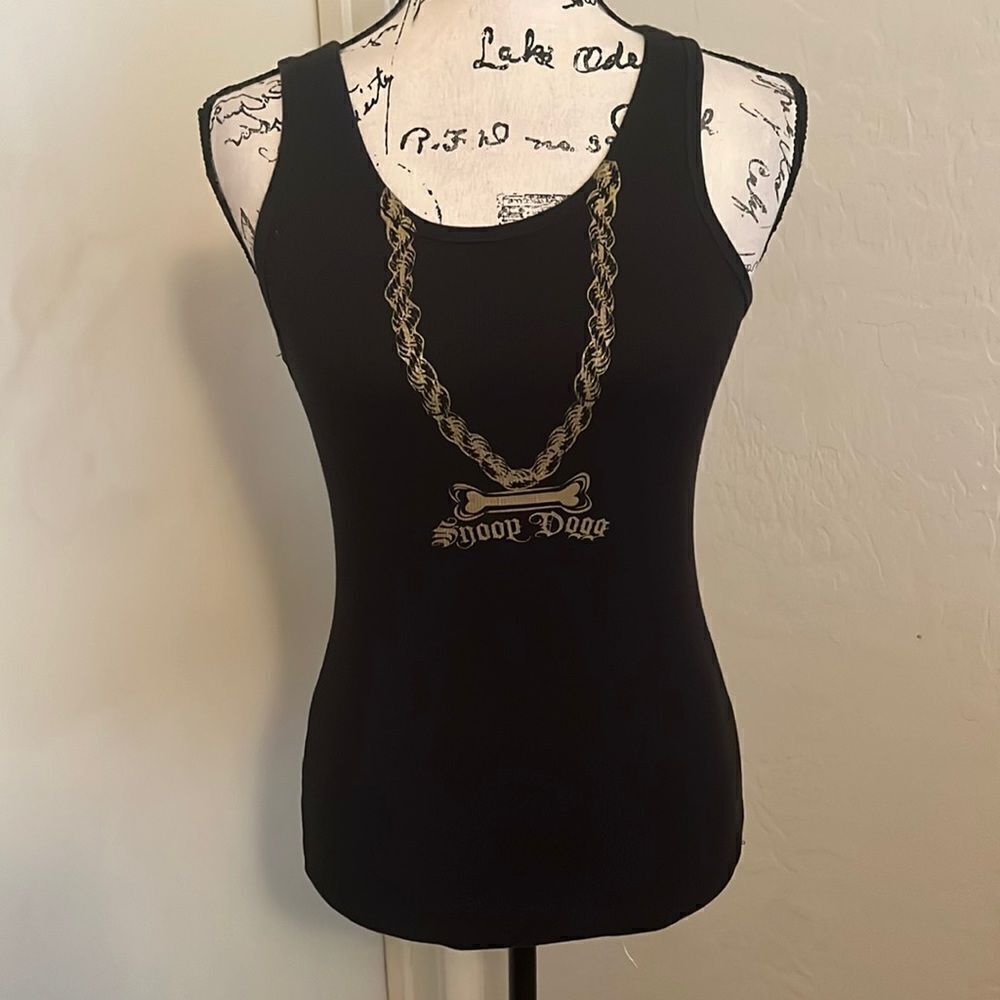 Snoop Dogg Black Chain Tank Top